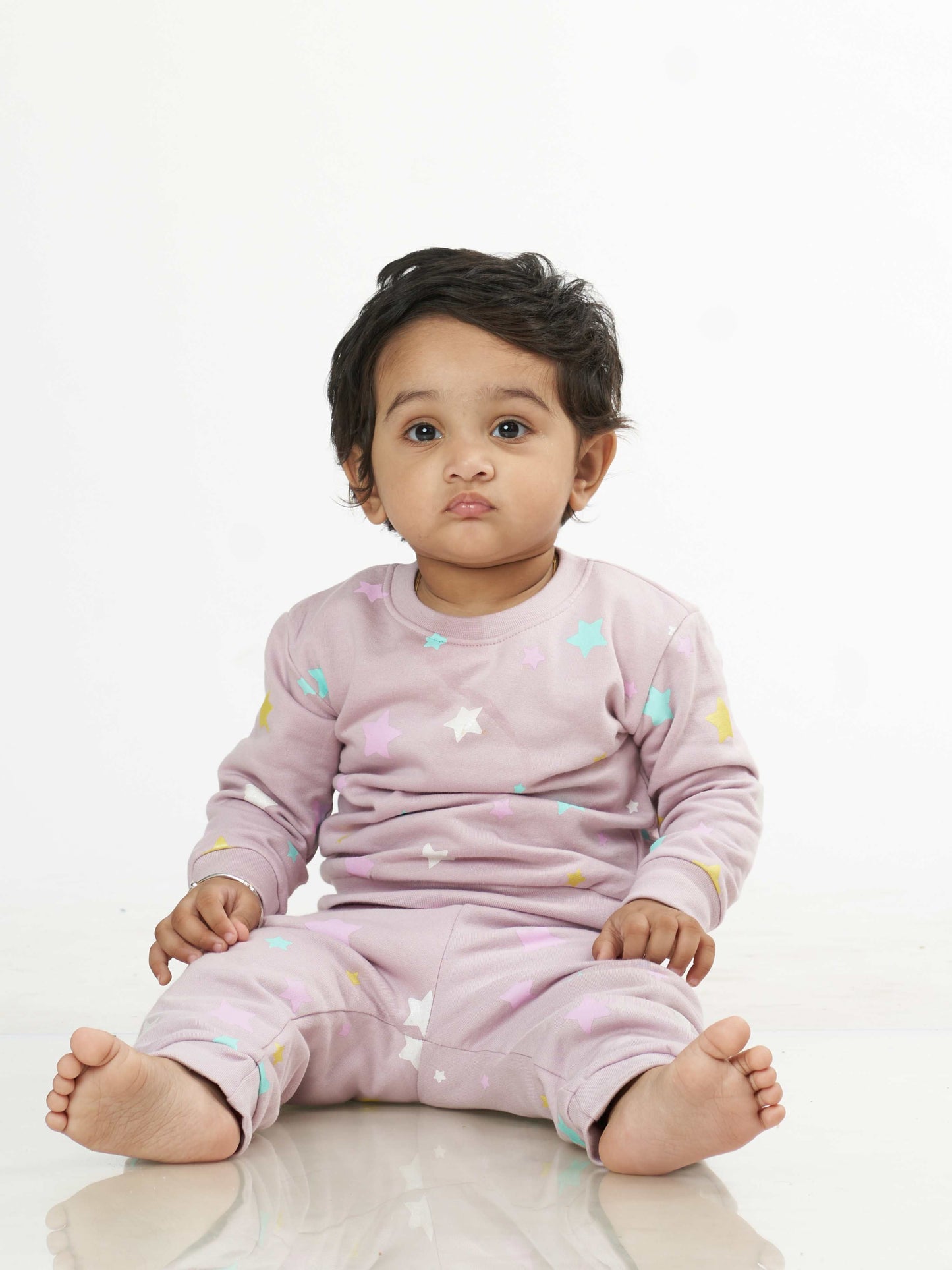 Twinkle Star Babies Pyjama Set Peach