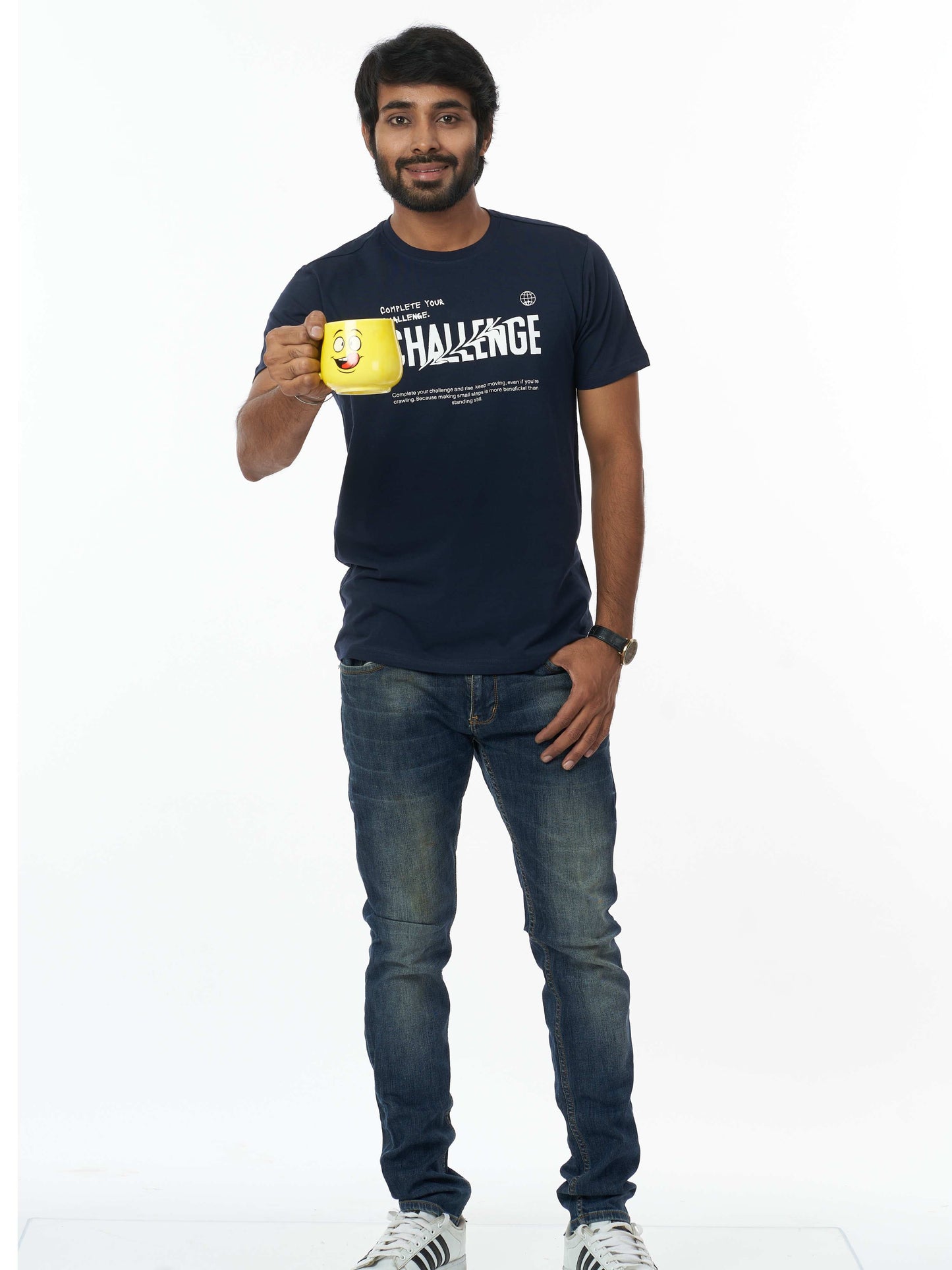 Challenger Men's casual T-Shirt Navy