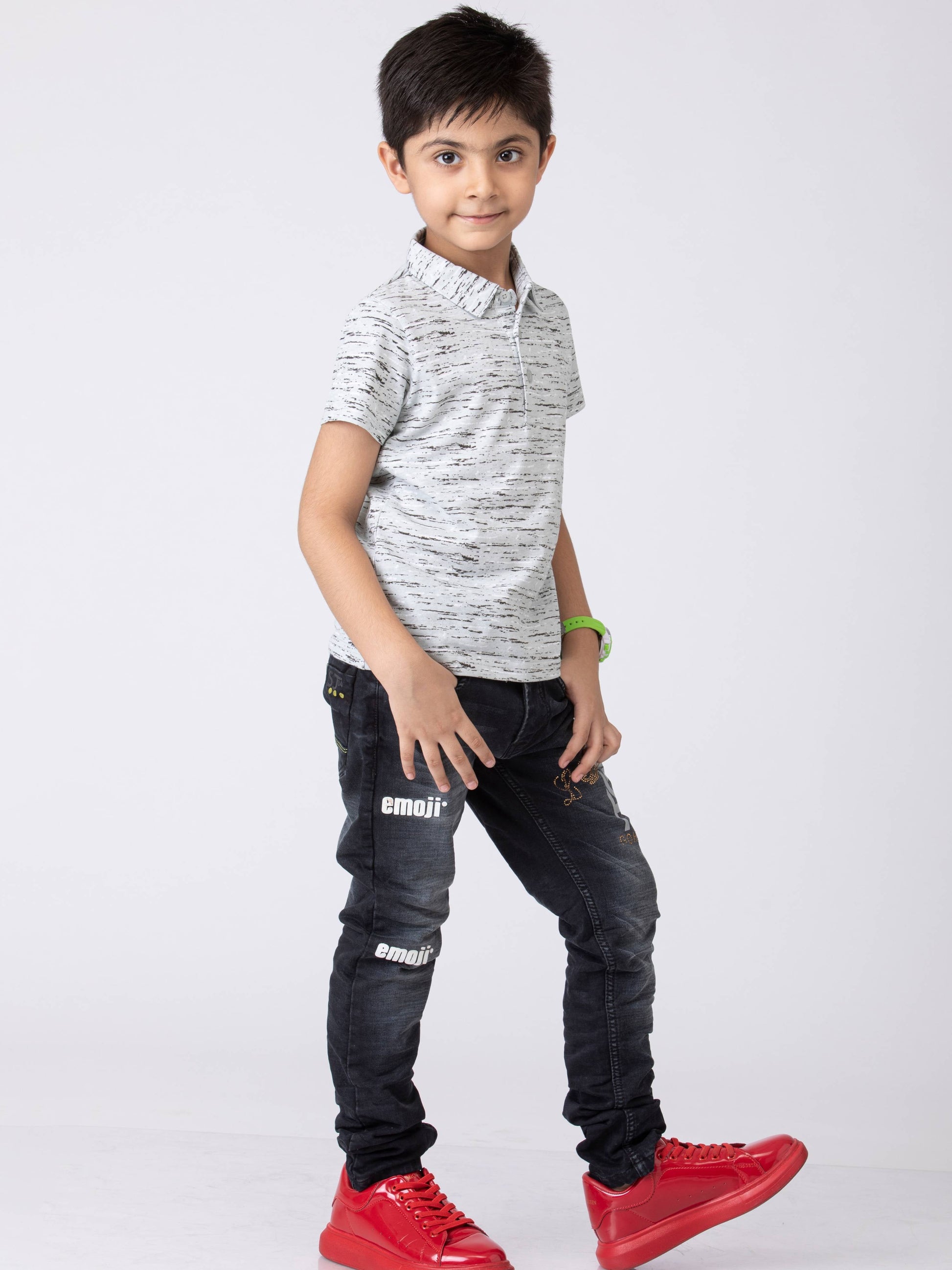 Casual Boys Printed cotton boys T-Shirt