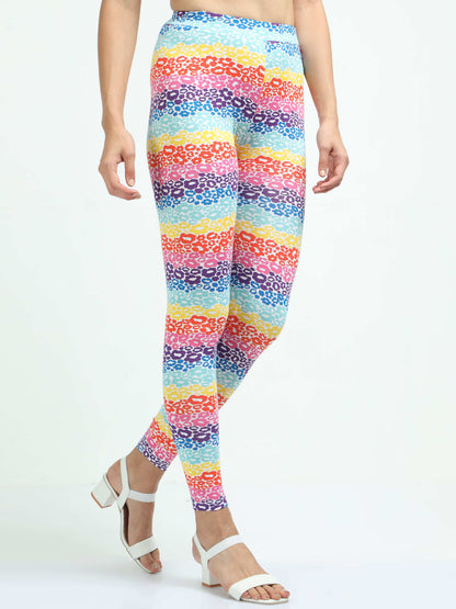 Happy Seven Shades Women's Printed Leggings