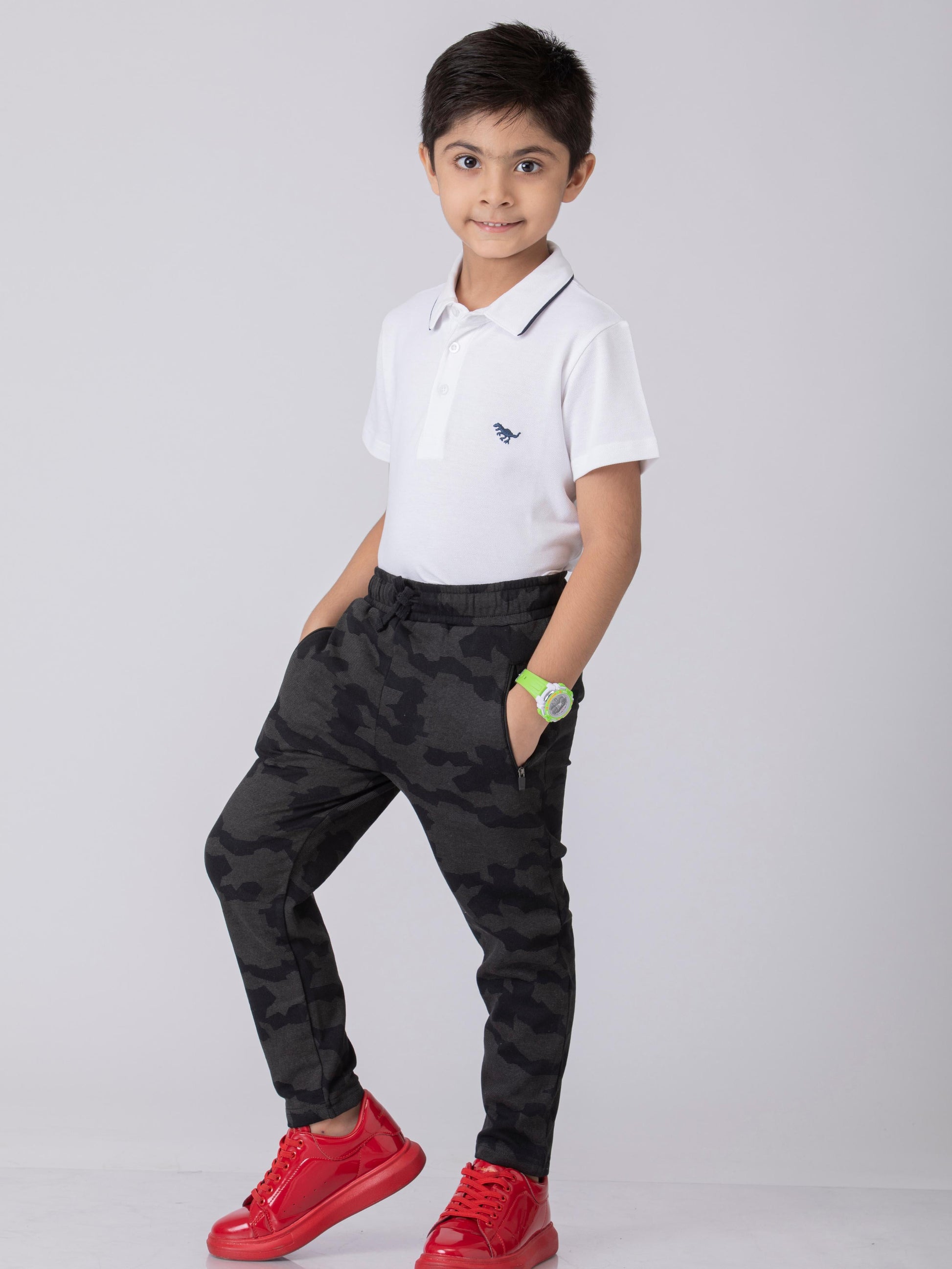 Bharat Force Camo Boys cotton Joggers