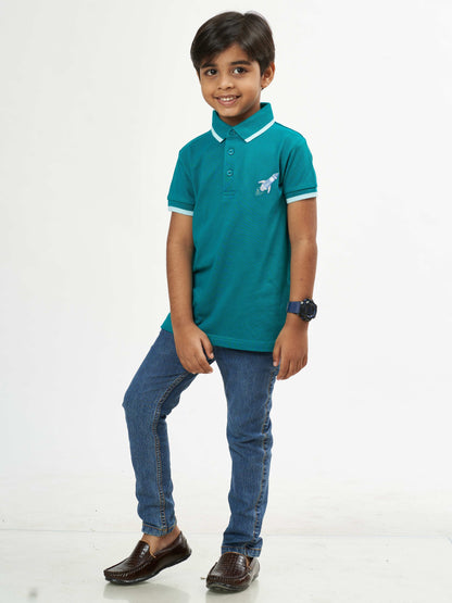 Classic Boys Cotton T-Shirt  - Green