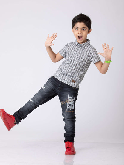 All Day Boys Printed cotton boys T-Shirt