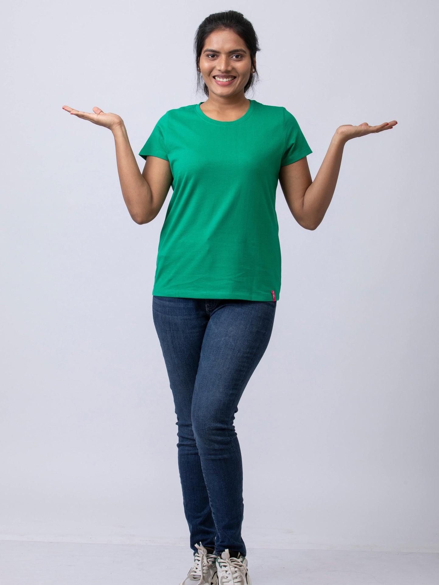 Soft & Premium Women's Cotton T-Shirt - Green