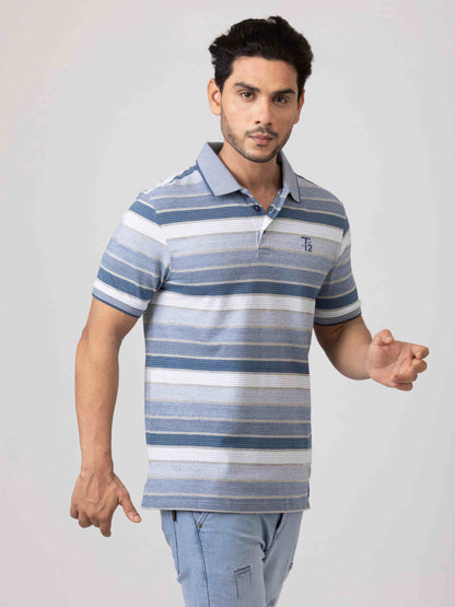 Weekday Essentials Classic & Comfortable 100% Cotton Mens Collar T-Shirt