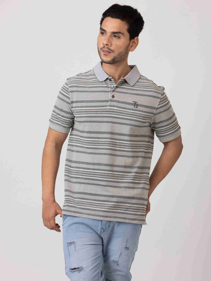 Workplace Essentials Classic & Comfortable 100% Cotton Mens Collar T-Shirt