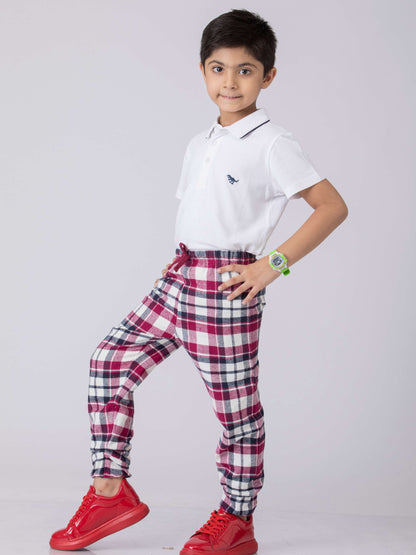 Classic Stripes Boys Cotton Joggers