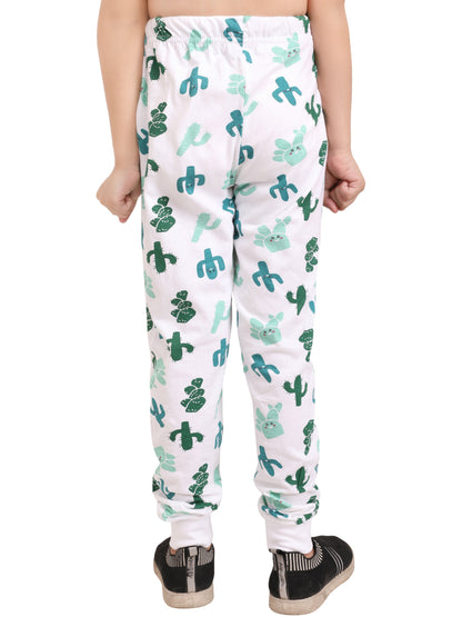 Green Cactus Girls Joggers