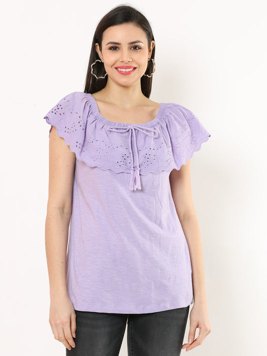 LAVANDER LASE TOP