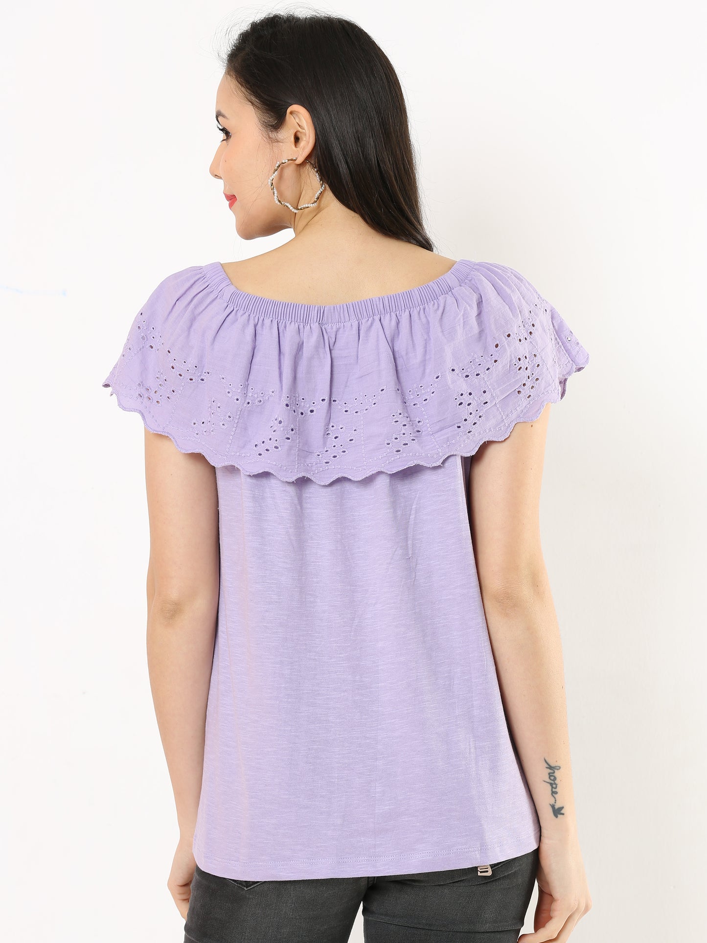 LAVANDER LASE TOP
