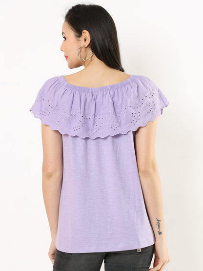 LAVANDER LASE TOP