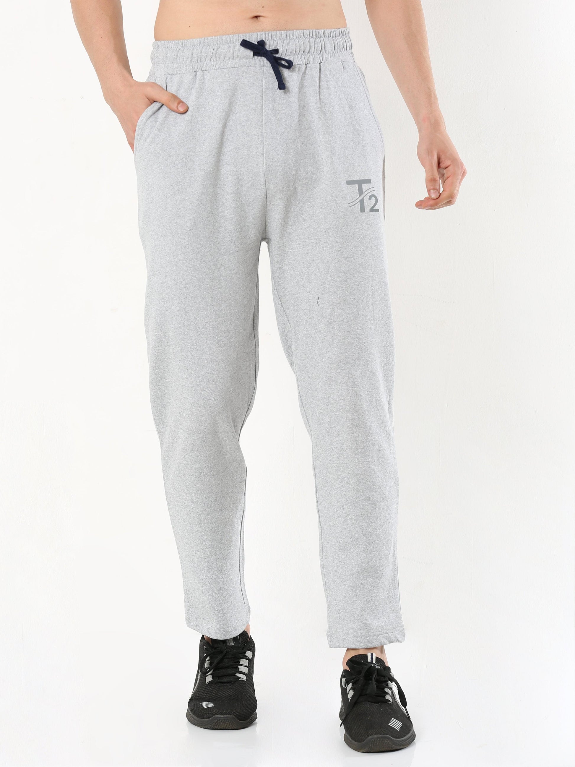 All Day Comfy Men's Cotton Joggers - Melange