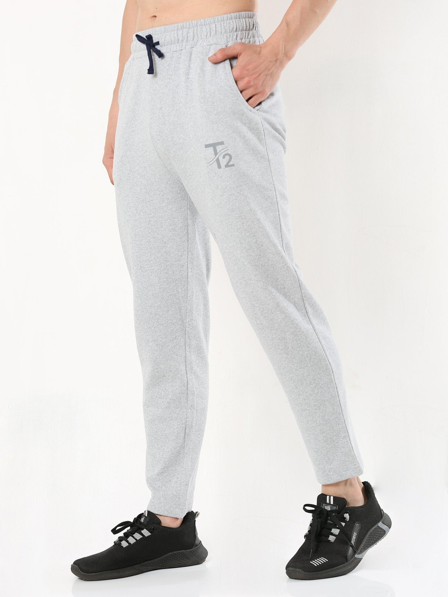 All Day Comfy Men's Cotton Joggers - Melange