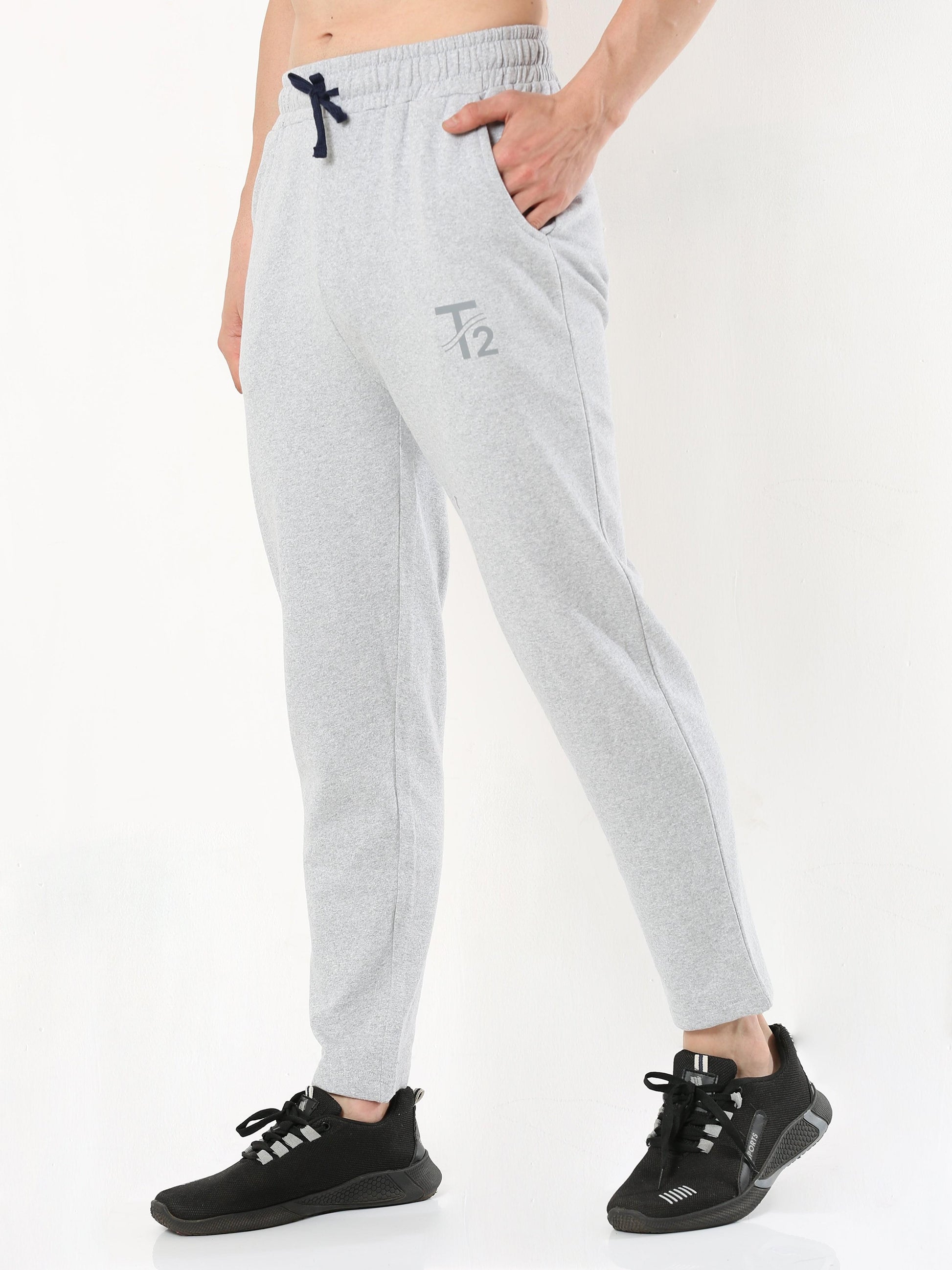 All Day Comfy Men's Cotton Joggers - Melange