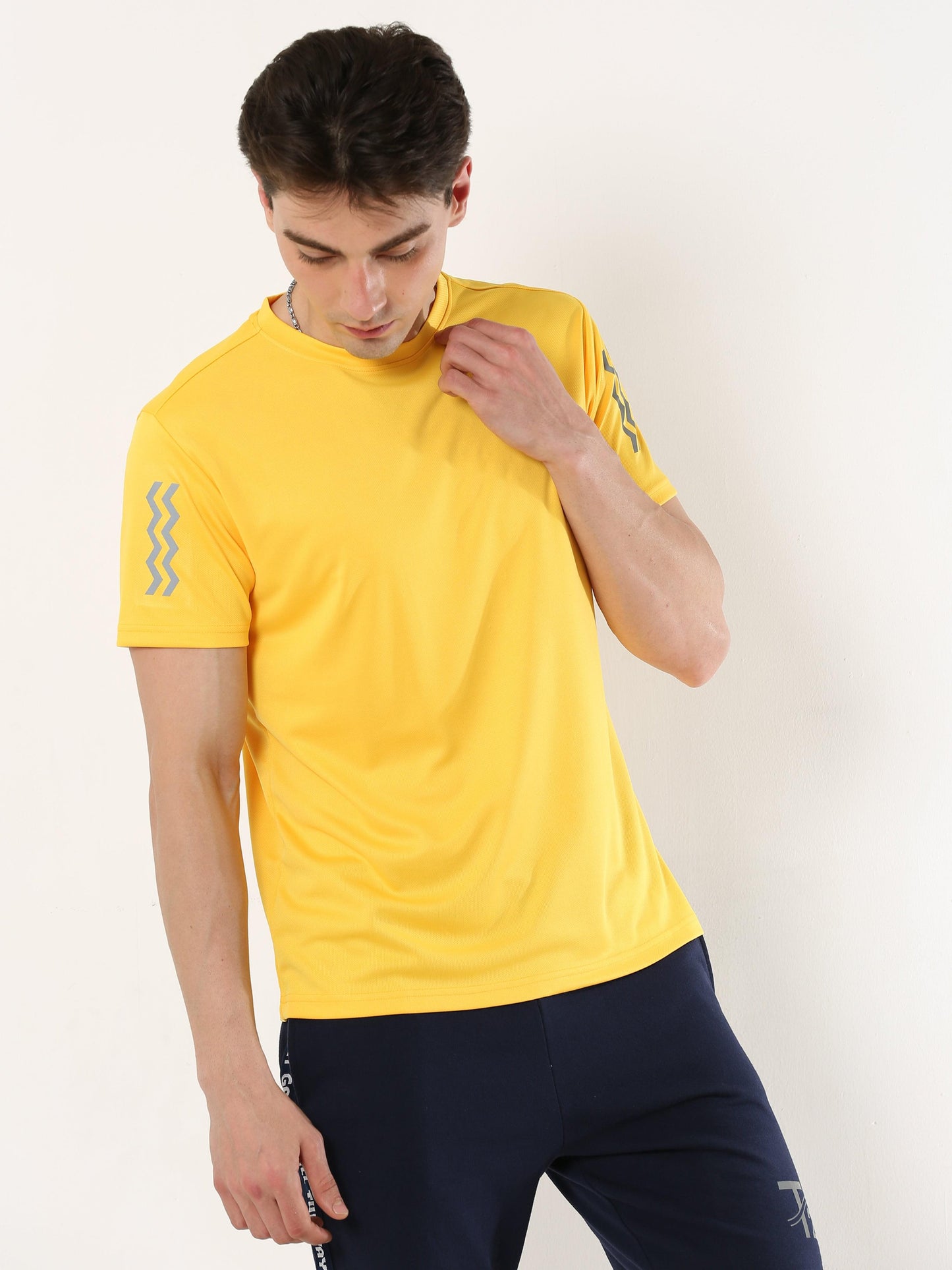Athleisure Men's Premium T-Shirt - Yellow