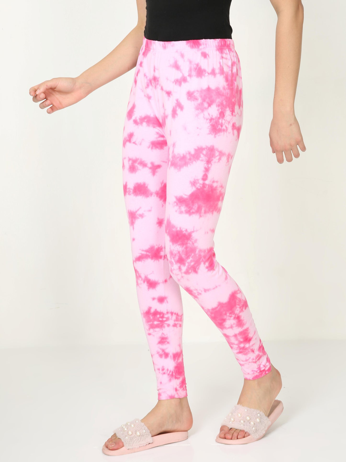 Tie & Dye Leggings - Pink