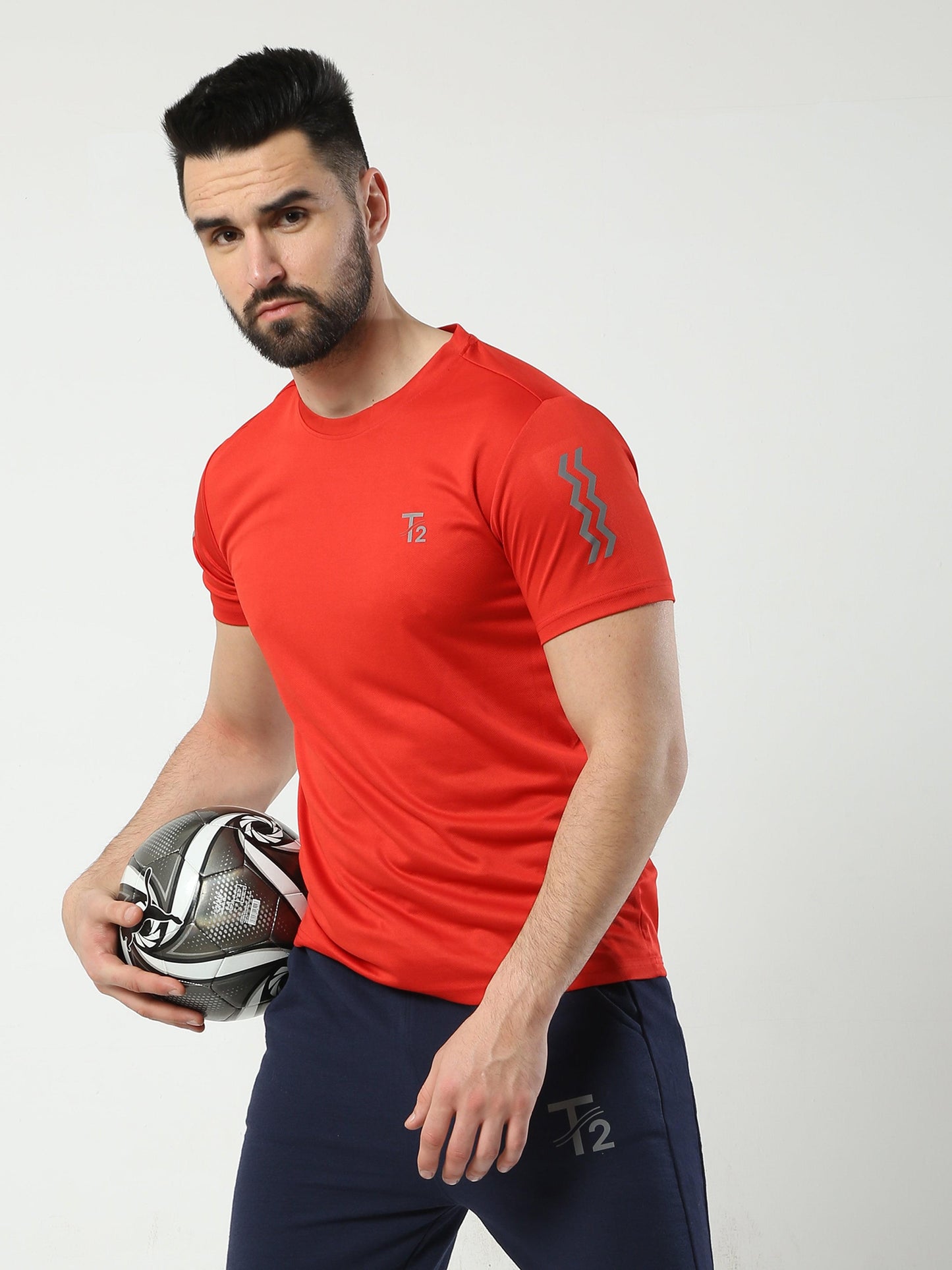 Athleisure Men's Premium T-Shirt - Red