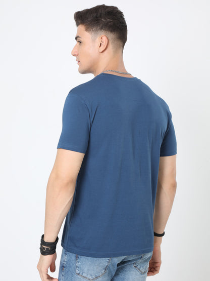 Street Skate Men's casual T-Shirt - Deep Blue