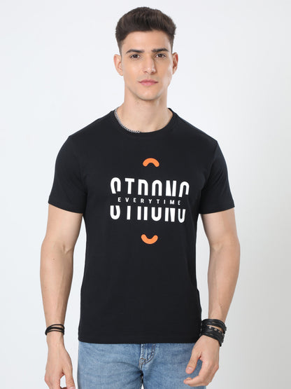 Strong Every time Men's casual T-Shirt - Black
