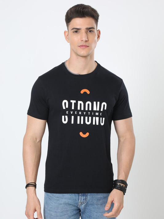 Strong Every time Men's casual T-Shirt - Black