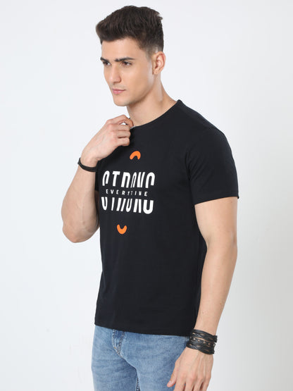 Strong Every time Men's casual T-Shirt - Black