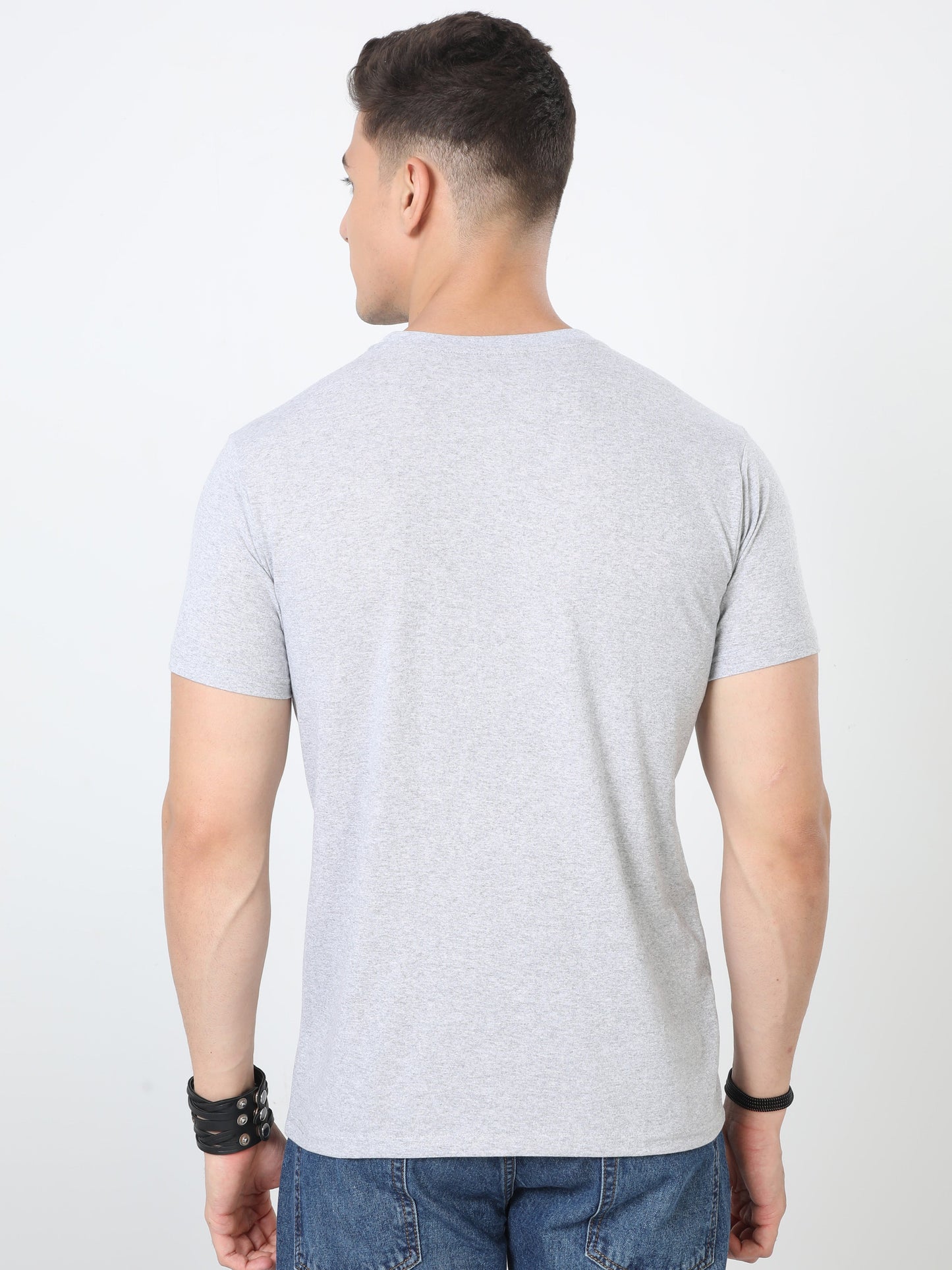 Be Brave Men's casual T-Shirt Navy Melange