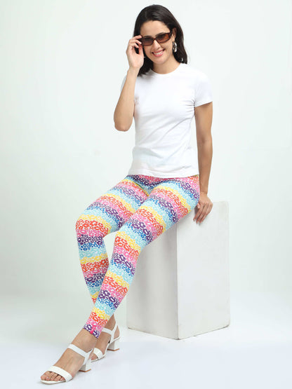 Happy Seven Shades Women's Printed Leggings