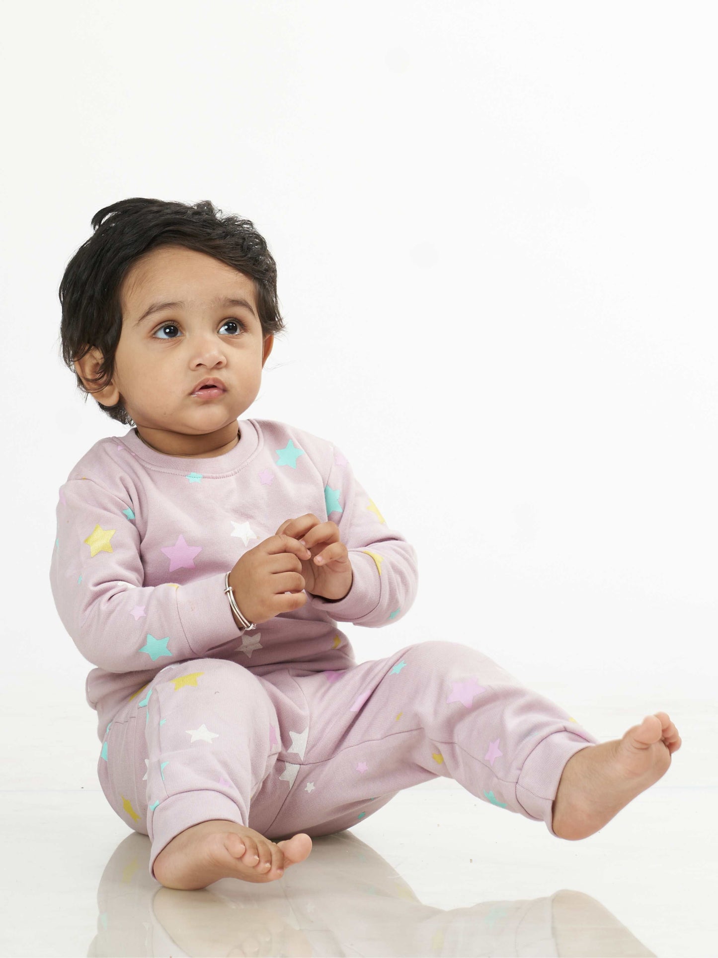 Twinkle Star Babies Pyjama Set Peach