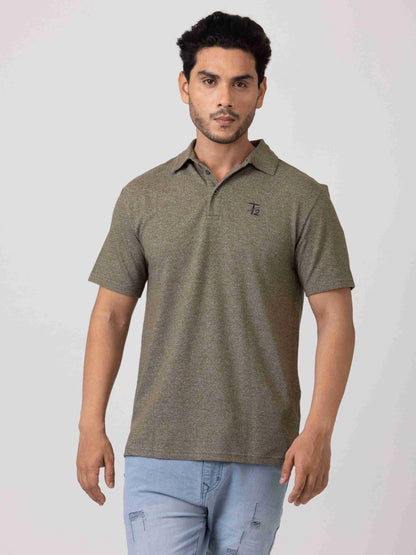 Rustic Modern day 100% Cotton Mens Collar T-Shirt