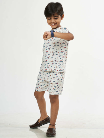 Dino Park Boys pure Cotton Co-Ords Set