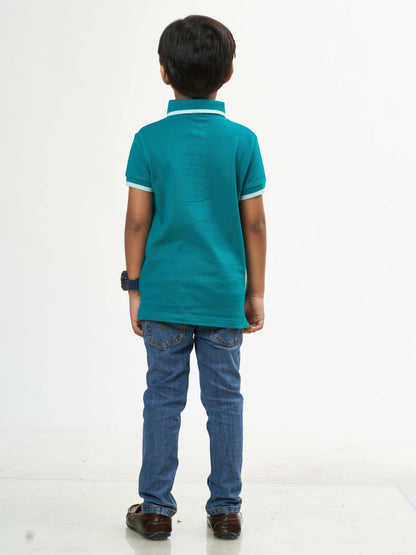 Classic Boys Cotton T-Shirt  - Green
