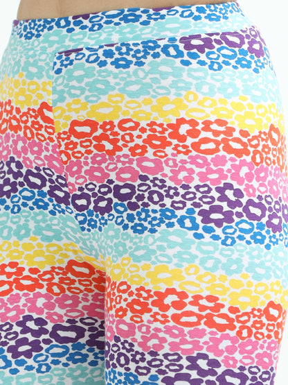 Happy Seven Shades Women's Printed Leggings