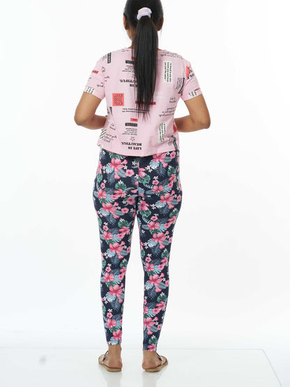 Hibiscus Women's Printed Leggings