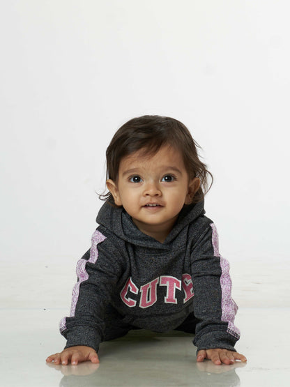 Cute Cuddle Babies Winter Sweatshirt Pajama Set