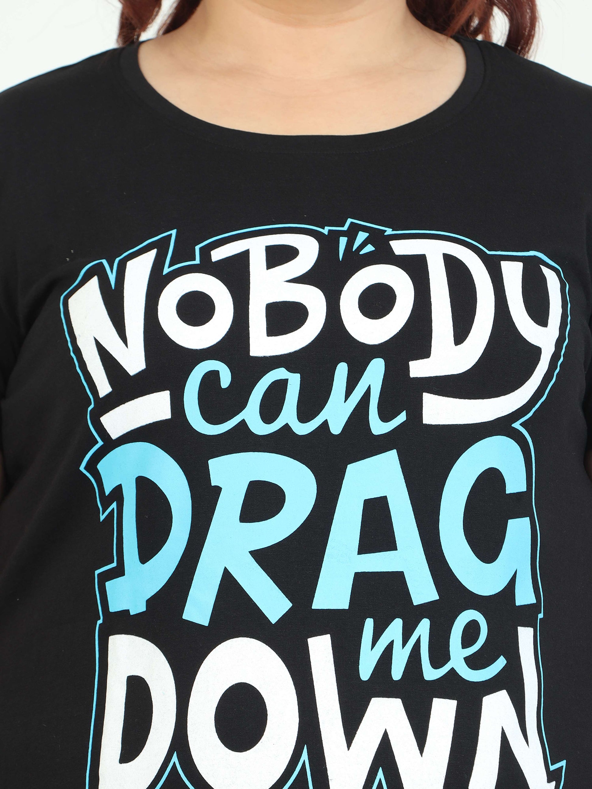 Black Plus Size Short Nighty