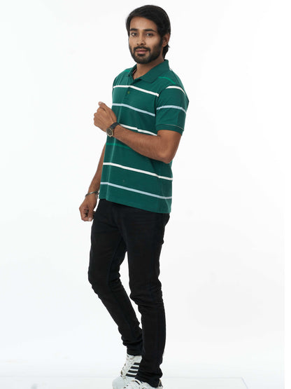 Greenfields Classic & Comfortable 100% Cotton Men's Collar T-Shirt