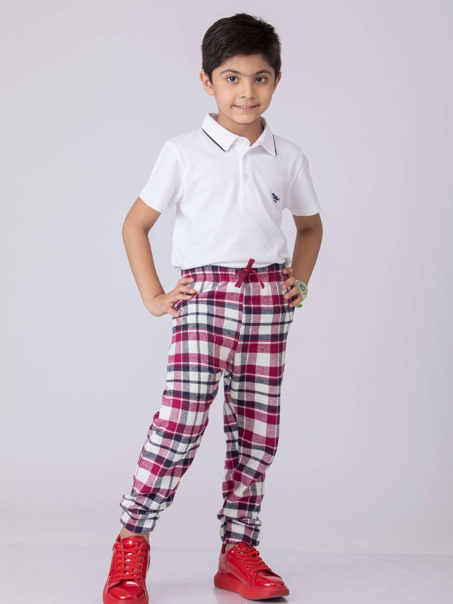 Classic Stripes Boys Cotton Joggers