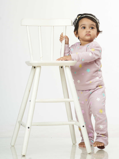 Twinkle Star Babies Pyjama Set Peach