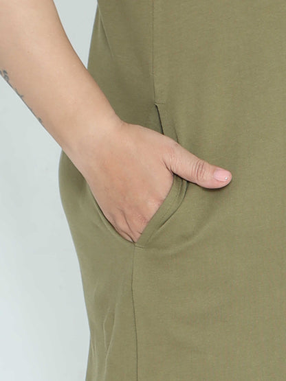 Grey Plus Size Short Nighty