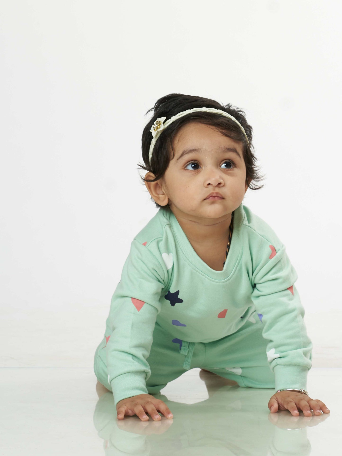 Twinkle Star Babies Pyjama Set Green