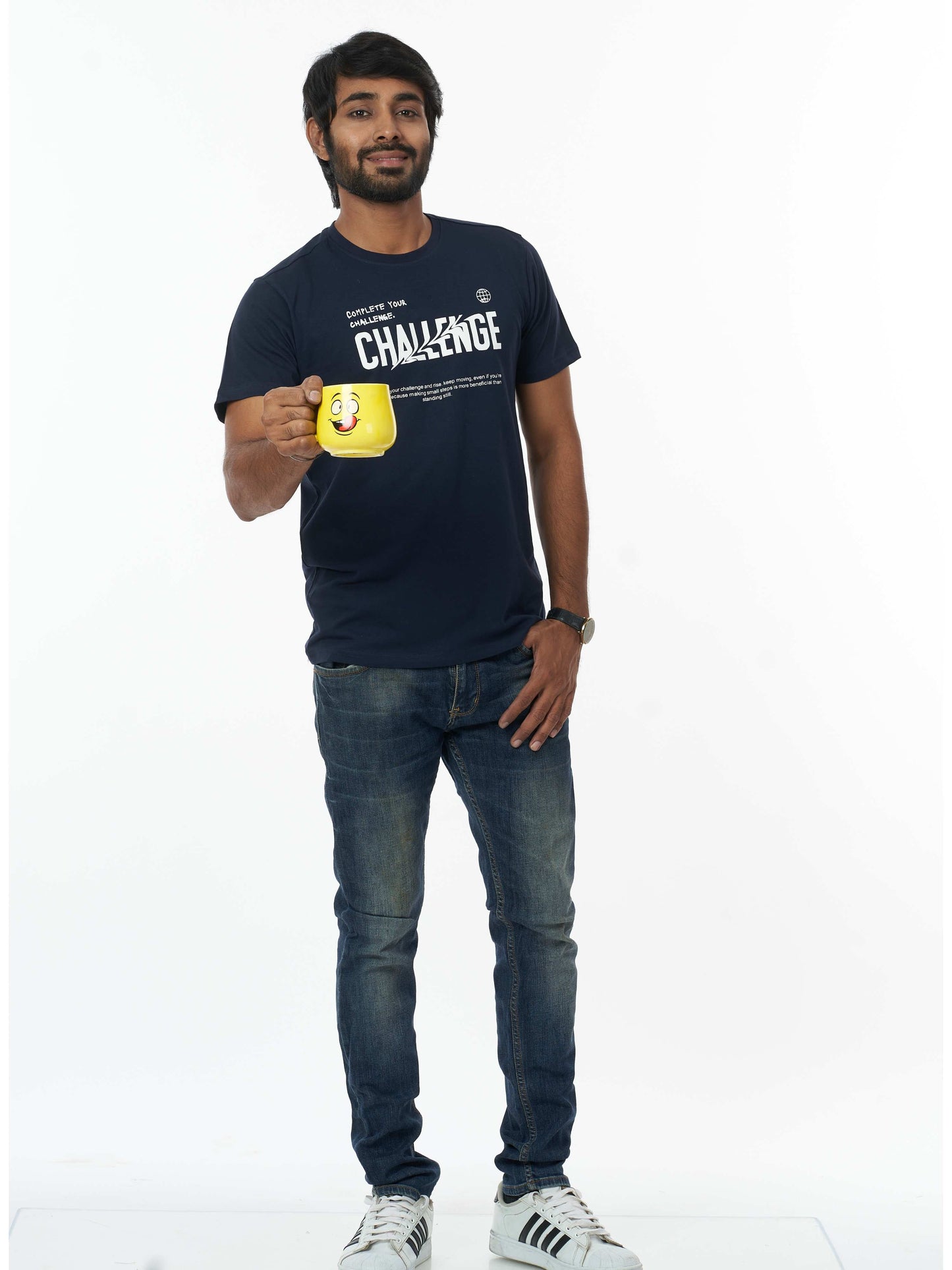 Challenger Men's casual T-Shirt Navy