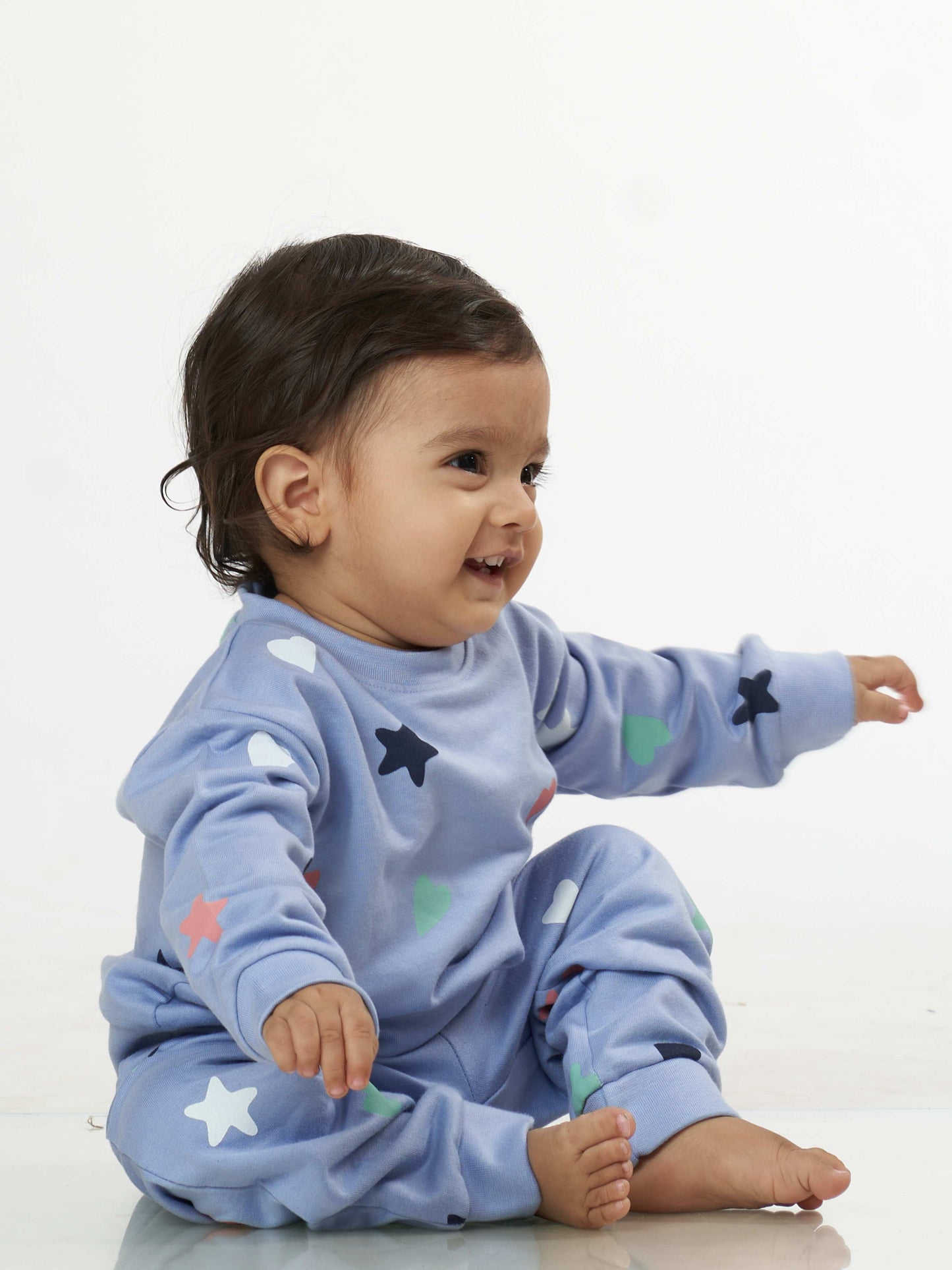 Twinkle Star Babies Pyjama Set Blue