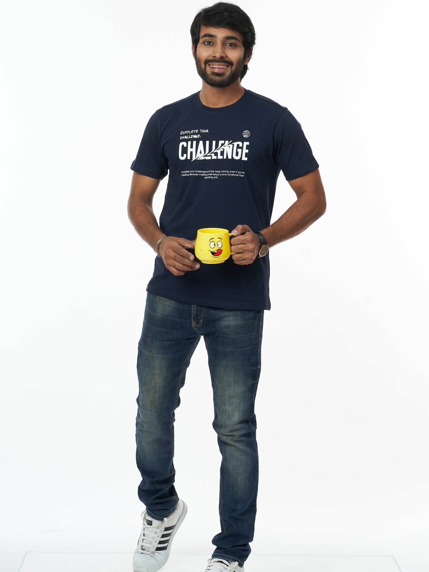 Challenger Men's casual T-Shirt Navy