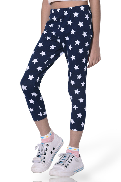 Star Statement Girls printed leggings