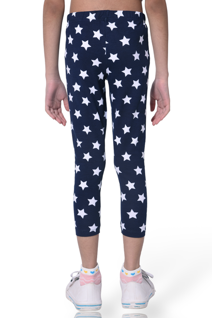 Star Statement Girls printed leggings