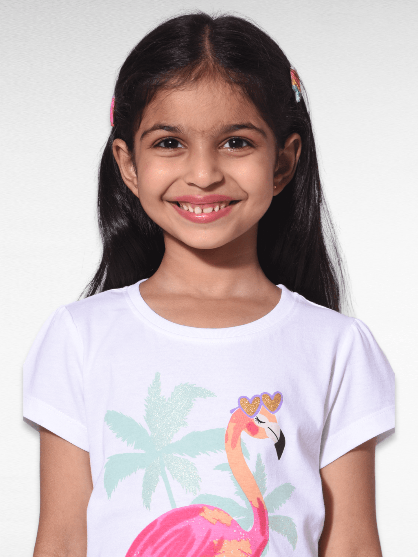 Cozy Flamingo 100% Cotton Girls Pajama Set