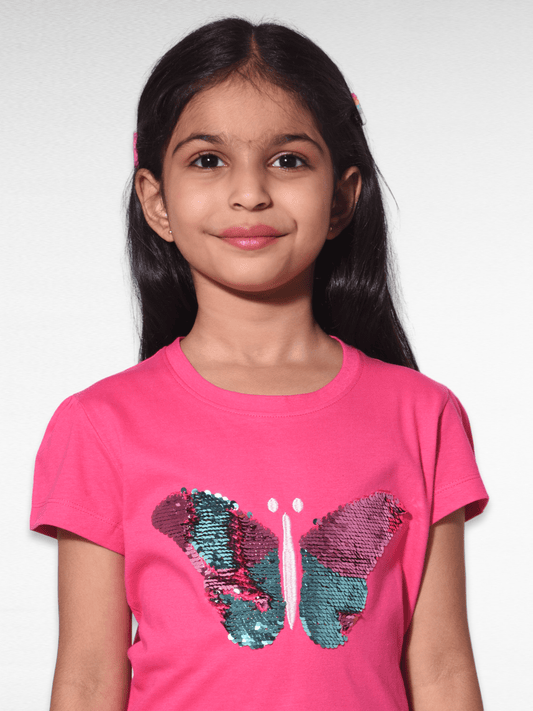 Cozy Butterfly 100% Cotton Girls Pajama Set