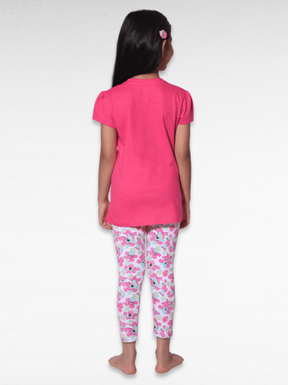 Cozy Butterfly 100% Cotton Girls Pajama Set