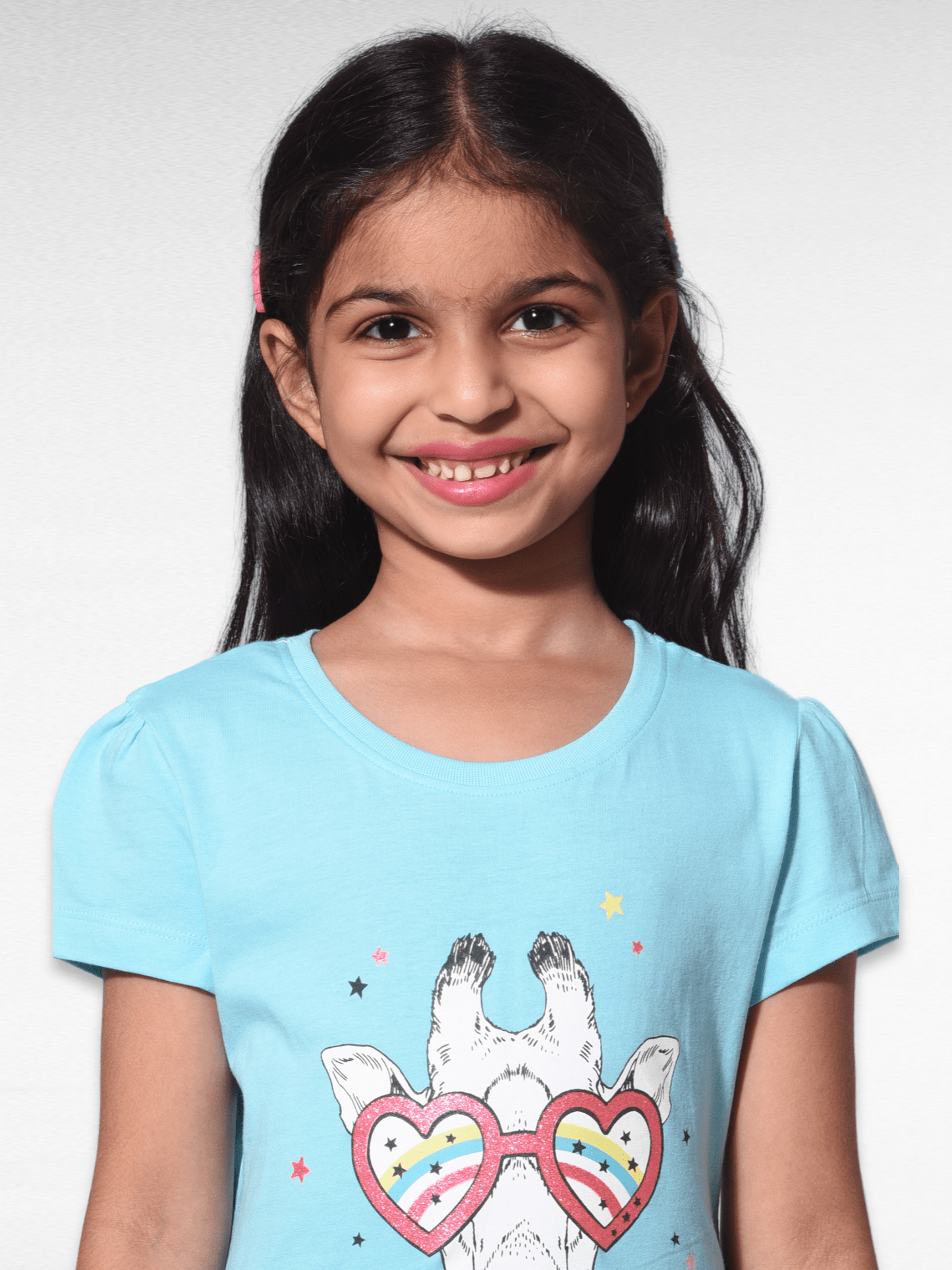 Cozy Giraffe100% Cotton Girls Pajama Set