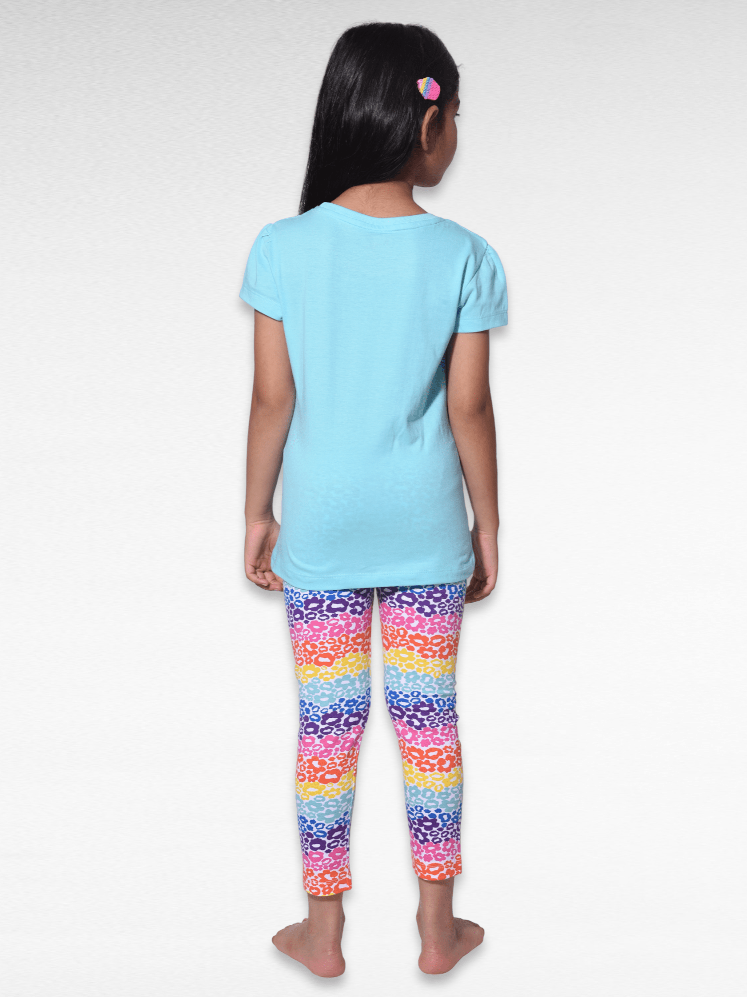 Cozy Giraffe100% Cotton Girls Pajama Set